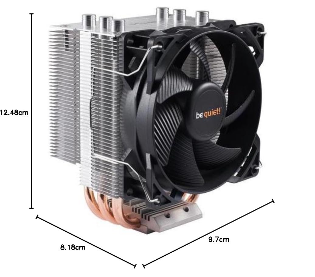 Amazon | 静かに。BK008 ピュアロック スリム CPU クーラー 120W